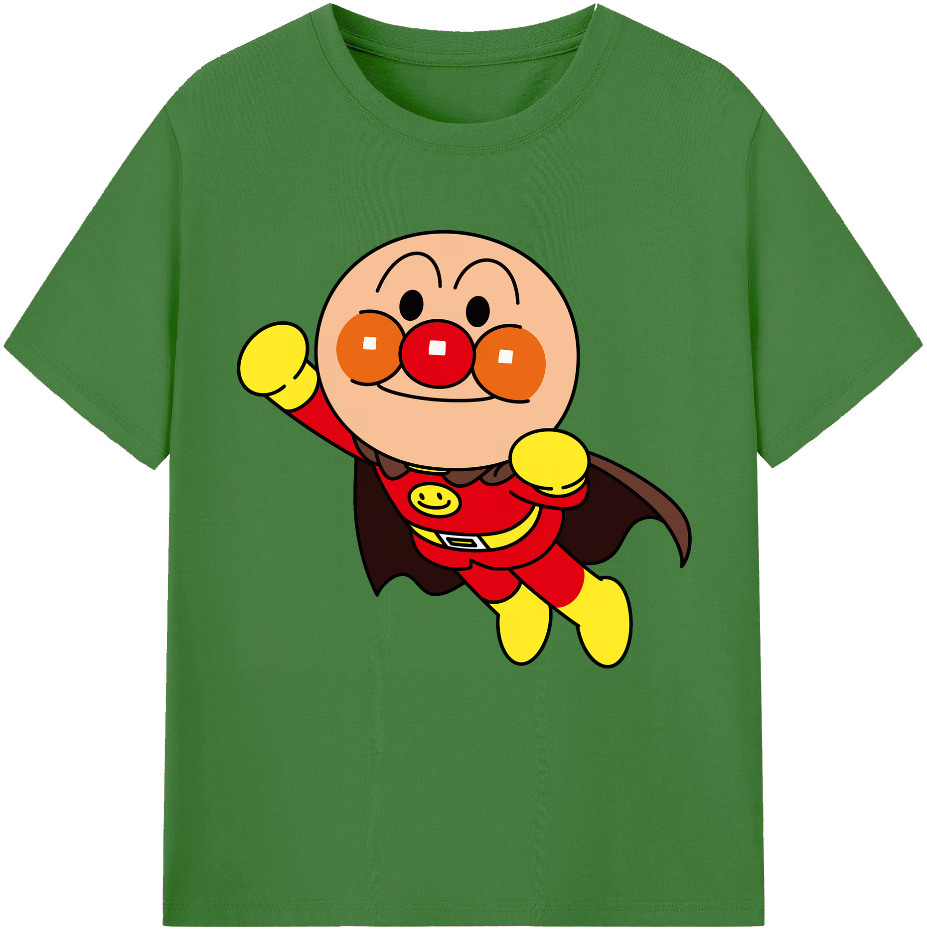 （画像用） アンパンマン Anpanman レディースカジュアルプリントTシャツ（綿100％）